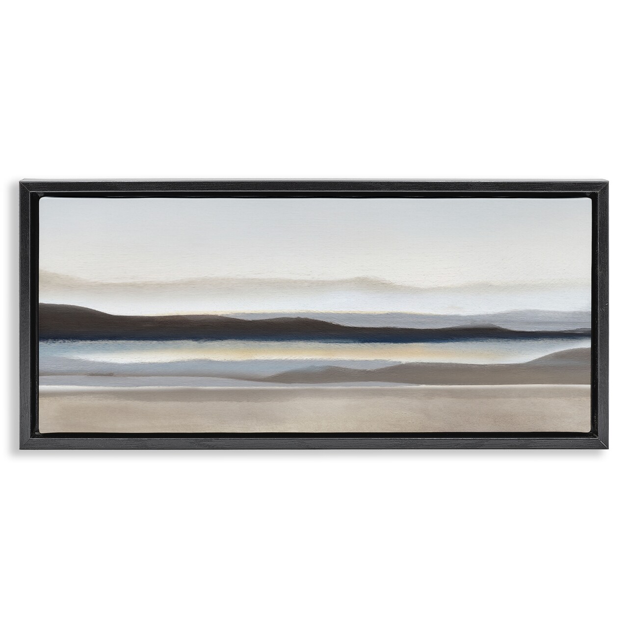 Stupell Industries Fade Neutral Desert Scenery Floating Frame Design by Charity Henderson